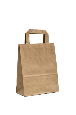Klika - Sacs de transport kraft marron 18/9x22cm 400pcs 2 pièces