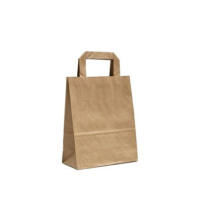 Klika - Sacs de transport kraft marron 18/9x22cm 400pcs 2 pièces