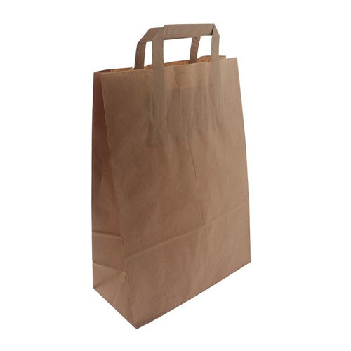 Klika - Sacs de transport kraft marron 26/12x36 250pcs 3 pièces