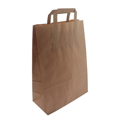 Klika - Sacs de transport kraft marron 26/12x36 250pcs 3 pièces