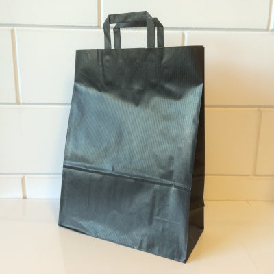 Klika - Sacs de transport kraft noir 32/15x43cm 250 pcs