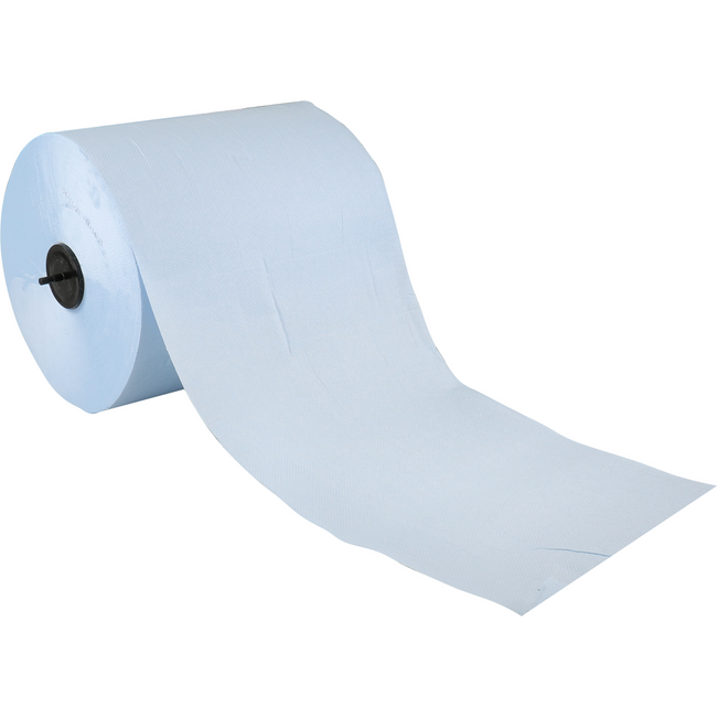 Qleaniq® -  Handdoek | 2-laags | papier | 21cm | blauw