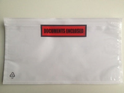 Klika - Enveloppes pour liste de colisage 1/3A4-Dinlong Docume 3 pièces