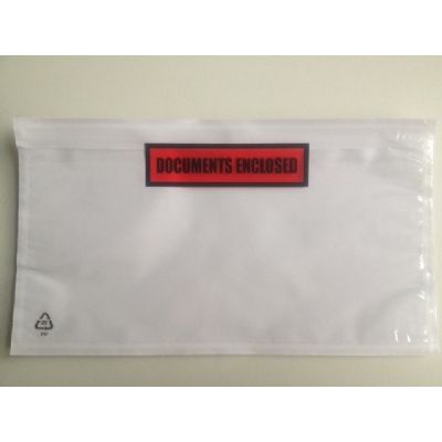 Klika - Enveloppes pour liste de colisage 1/3A4-Dinlong Docume 3 pièces