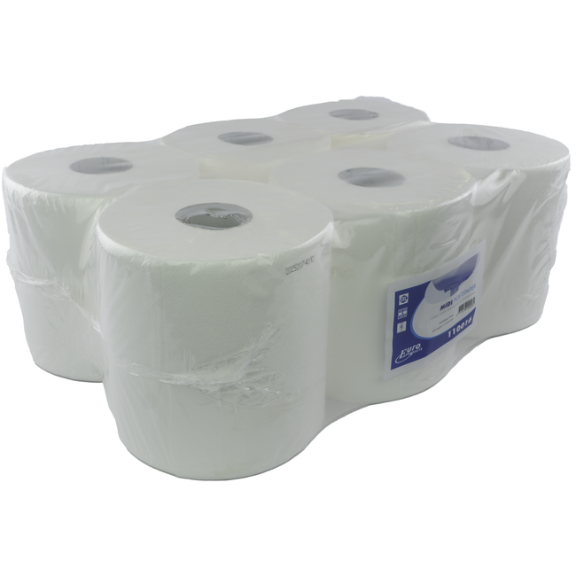 Euro Products - Produits Papier nettoyant | 2 couches | 20 cm | 160m | papier | blanc
