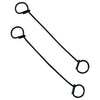 Klika - Attaches de perçage 120mm plastifiées 1,4mm 7 pièces