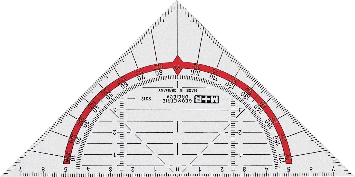 M+R - rapporteur, 16 cm