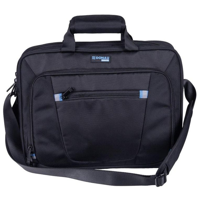 Donau Travel - sacoche pour ordinateur portable Zurich, 12 l, 15,6 pouces, noir