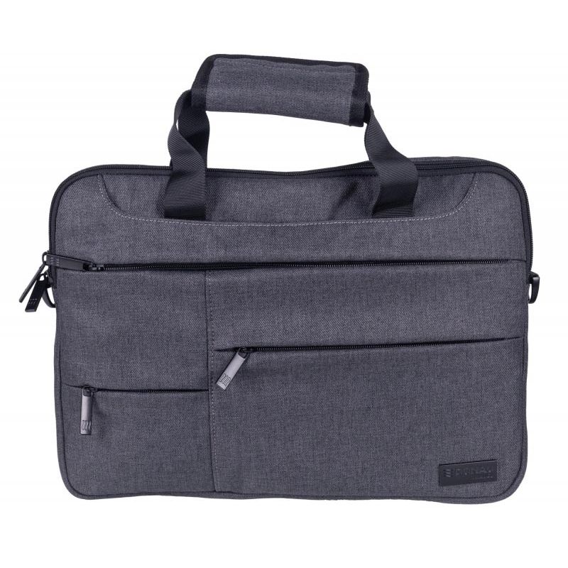 DONAU TRAVEL -   laptoptas Budapest, 3 l, 14 inch, grijs