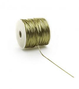 Runde elastisches Gold 2 mm x 100 Meter auf der Rolle