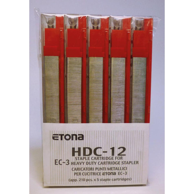 Etona - cartouche d'agrafes pour EC-3, capacité 56 80 feuilles, paquet de 5