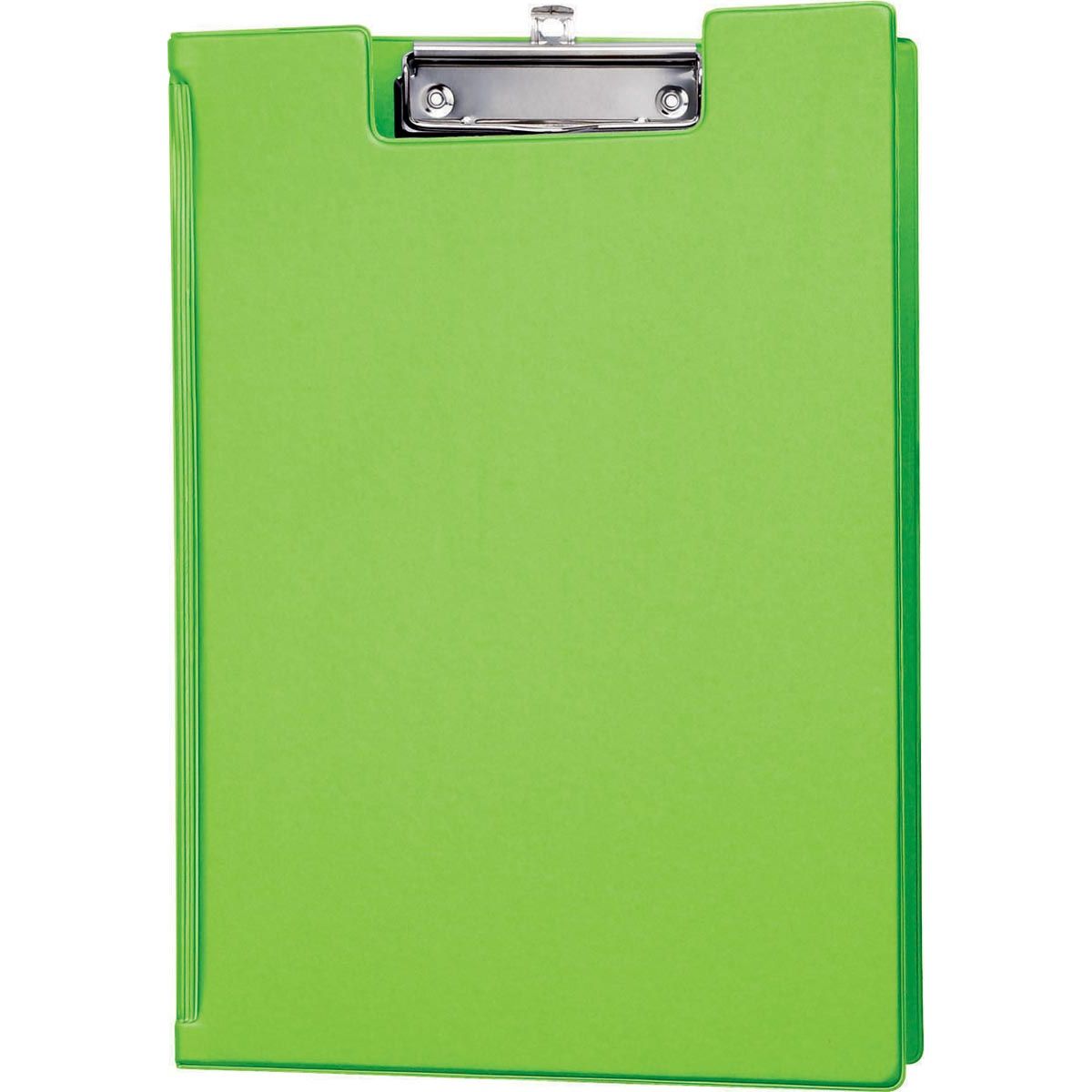 Maul - Porte-bloc A4 portrait avec passant pour stylo PVC vert fluo
