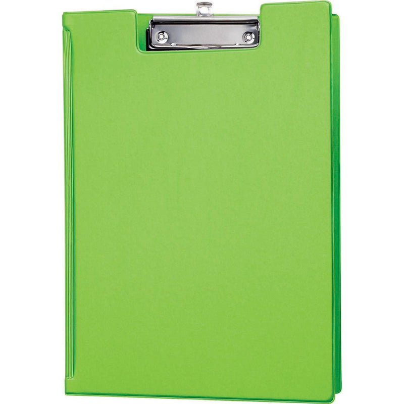 Maul - Porte-bloc A4 portrait avec passant pour stylo PVC vert fluo
