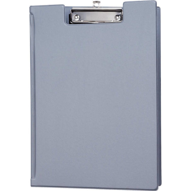 Maul - Porte-bloc porte-bloc A4 portrait avec passant pour stylo PVC gris argenté
