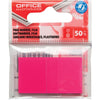 OFFICE products -   index, 25 x 43 mm, ophangzakje van 50 tabs, roze