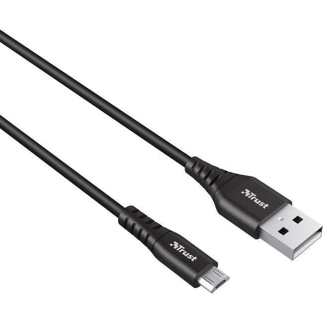 Trust-Ndura-Lade- und Datenkabel, USB bis Micro-USB, 1 m, schwarz