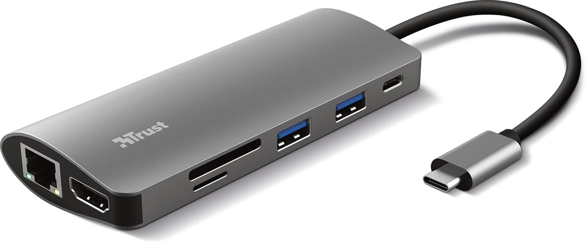 Adaptateur multiport USB-C Trust-Dalyx 7-en-1