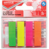 OFFICE products -   index, 12 x 43 mm, geassorteerde neonkleuren, ophangzakje van 4 x 35 tabs