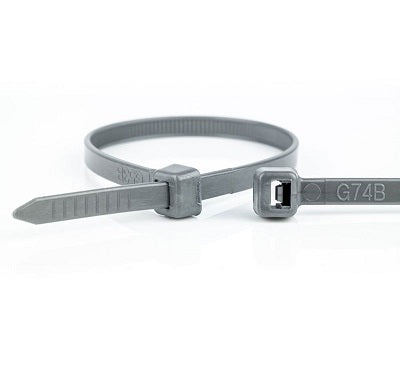 Klika - Kabelbinder 100x2,5 mm grau 100 Stk