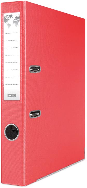 OFFICE products -   ordner voor A4, PP, rug van 5 cm, rood