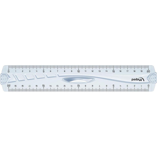Maped - latte décimétrique Double décimètre géométrique, 20 cm