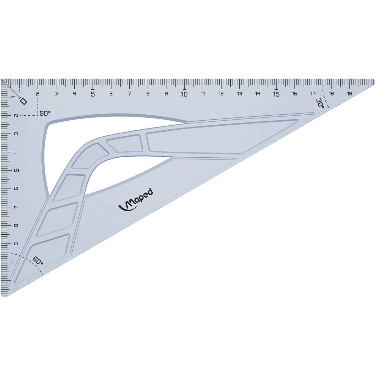 Maped - Dessin Triangle Géométrique 21cm 60 degrés