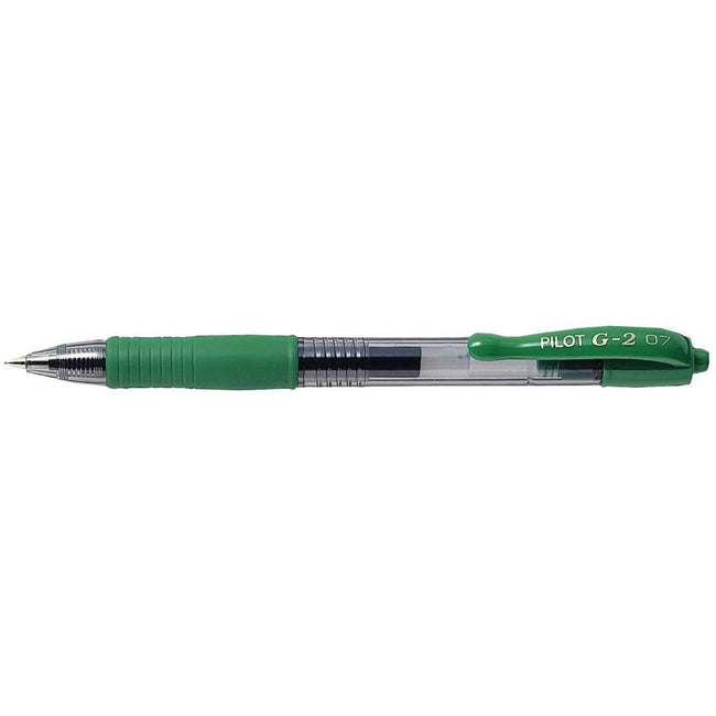 Pilote - Gelpen rétractable à rouleau G -2 vert