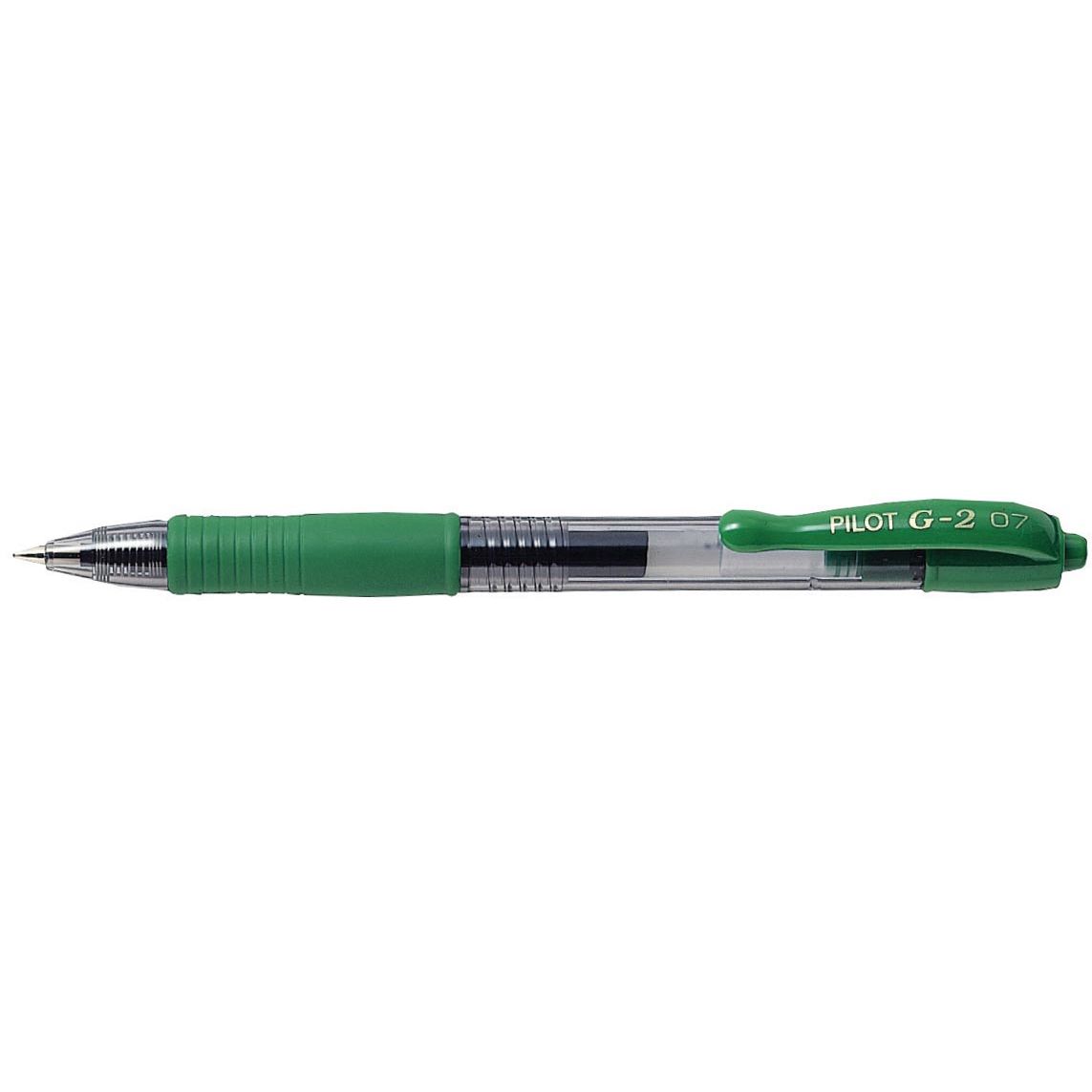 Pilot -  roller intrekbare Gelpen G-2 groen
