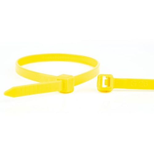 Klika - Cable -Tités 200x4.8 jaune 100 pièces