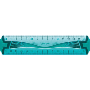 Maped - latte Flex incassable 15 cm, avec double graduation