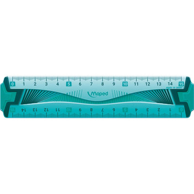 Maped - latte Flex incassable 15 cm, avec double graduation