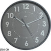 Orium by CEP - horloge murale, quartz, diamètre 30 cm, gris