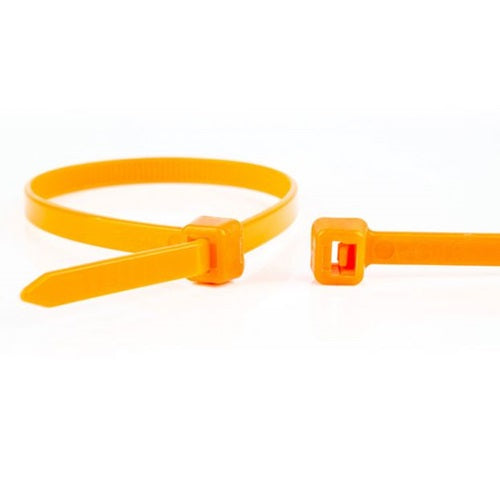 Klika - Kabel -Ties 140x3.6 Oranje 100 Stück