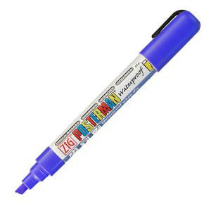 Posterman - Krijtstift  PMA-50 beitelpunt 2-6mm blauw