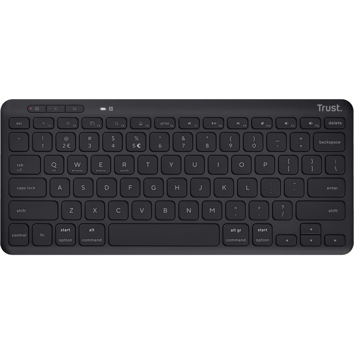 Trust - Clavier sans fil Lyra Eco, Qwerty