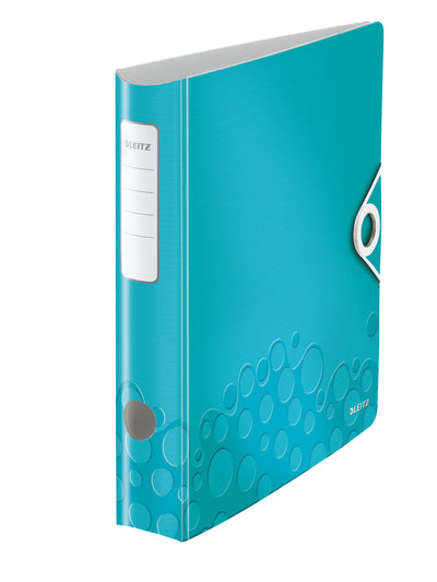 Leitz - Dossier WOW Dos actif de 6,5 cm, bleu glacier,