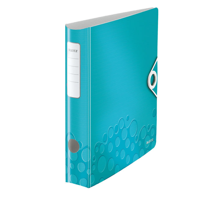 Leitz - Dossier WOW Dos actif de 6,5 cm, bleu glacier,