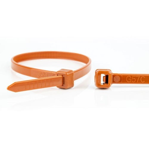 Klika -  Cable-ties 200x4.8 bruin 100 stuks