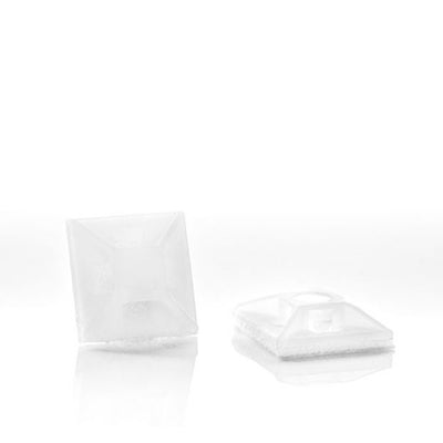 Klika -  Plakzadel 12x12 mm naturel 100 stuks