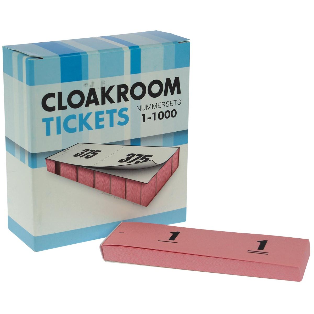 Klika -  Nummer-/ garderobeblokken roze