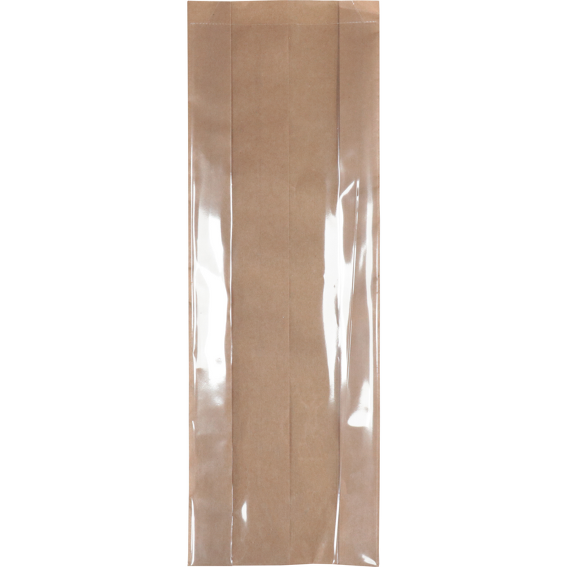 Klika - Sac | Poche fenêtre | Papier + PP | 11/ 2 |5x38cm | marron | 500 pièces