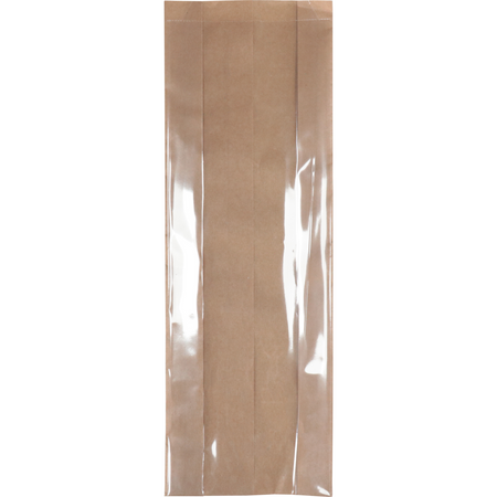 Klika -  Zak | Vensterzak | Papier + PP | 11/ 2 |5x38cm | bruin | 500 stuks