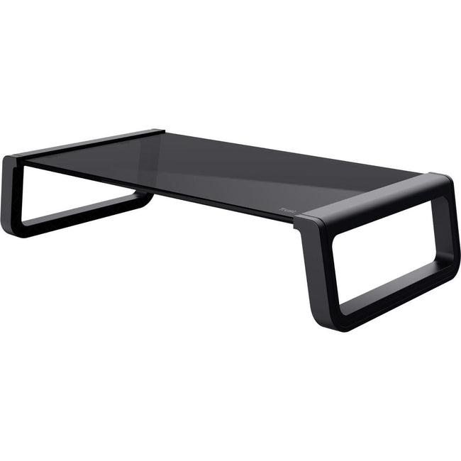 Vertrauen - Monta Monitor Stand, temperiertes Glas, schwarz