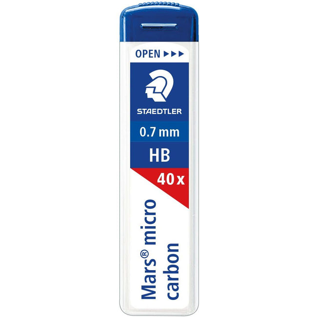 Staedtler - mines de micro-crayons, 0,7 mm, HB, étui de 40 pièces