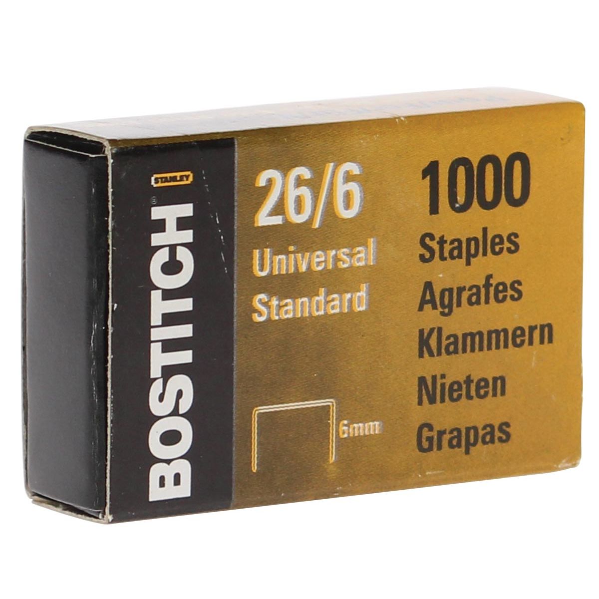 Bostitch - agrafes 6 mm, galvanisées