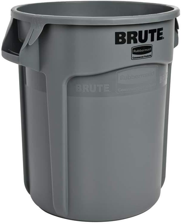 Produits commerciaux Rubbermaid - poubelle Brute, sans couvercle, 76 litres, gris
