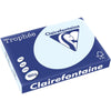 Clairefontaine - Trophée tel, papier coloré, A3, 160 g, 250 feuilles, bleu azur