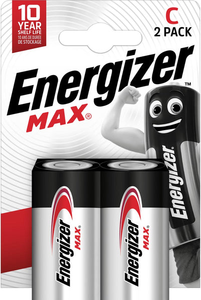 Energizer - piles Max C, blister de 2 pièces