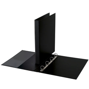 Quantore - Classeur à anneaux A4 4 anneaux D-mech 20mm PP noir