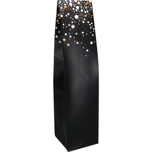 Klika -  Fleszak | 9.5x41x9.5cm | Party Spot-On | papier | zilver/goud/zwart | 200 stuks